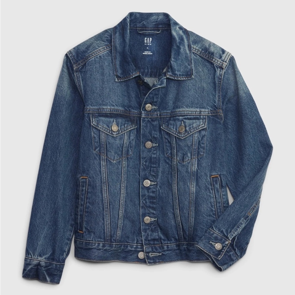 Boys Size M (8) Classic Blue Jean Jacket